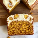 Pumpkin Bread with Cream Cheese Frosting