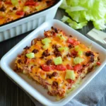 Everything but the Bun Cheeseburger Casserole
