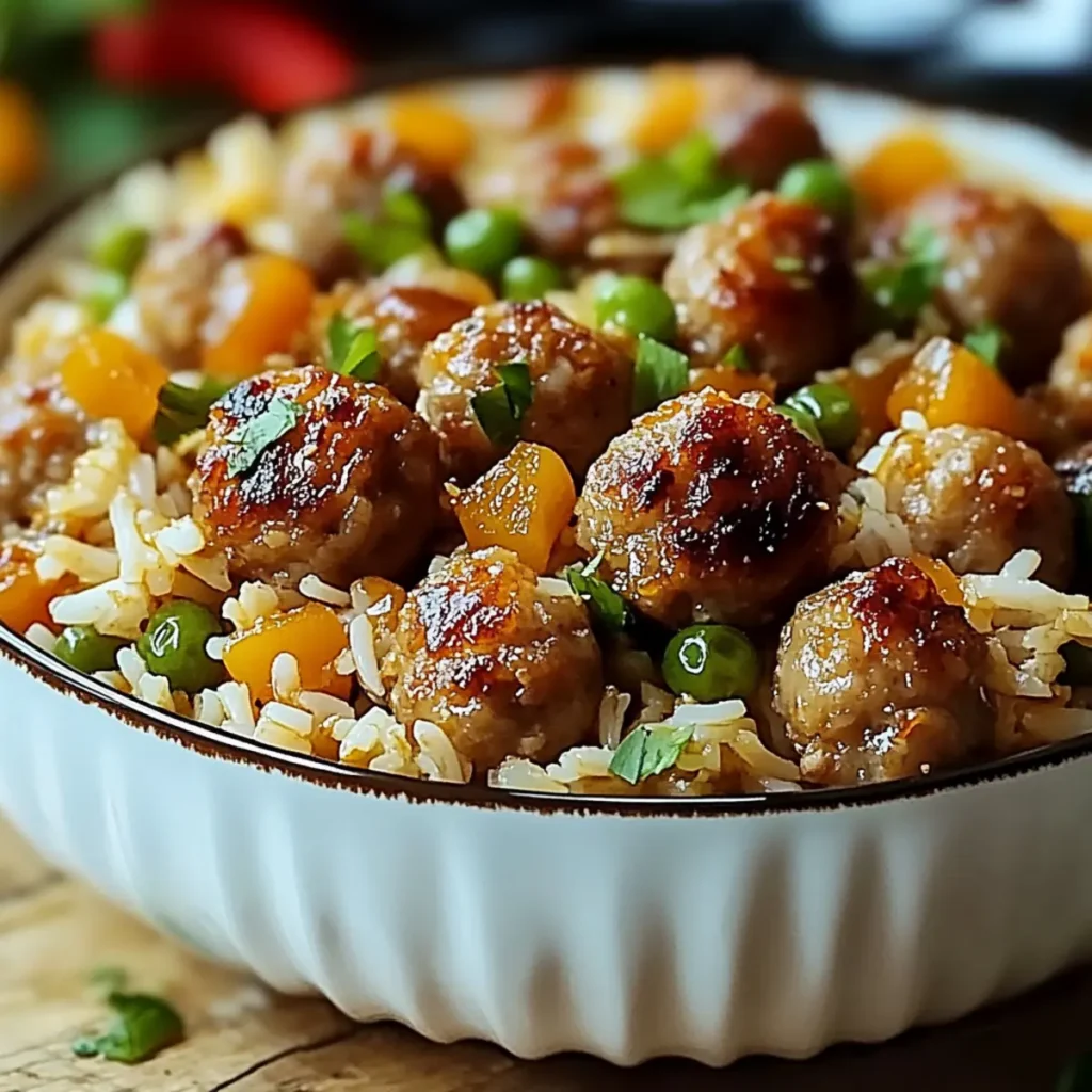 Riz Facile aux Boulettes: Recette Savoureuse