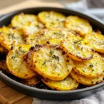 Whip Up a Quick and Cheesy 🧀 Parmesan Baked Yellow Squash! 😋