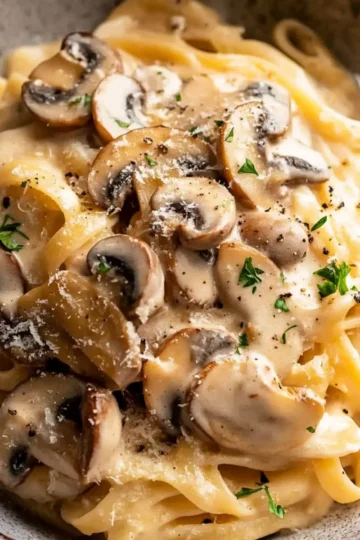 Creamy Mushroom Pasta
