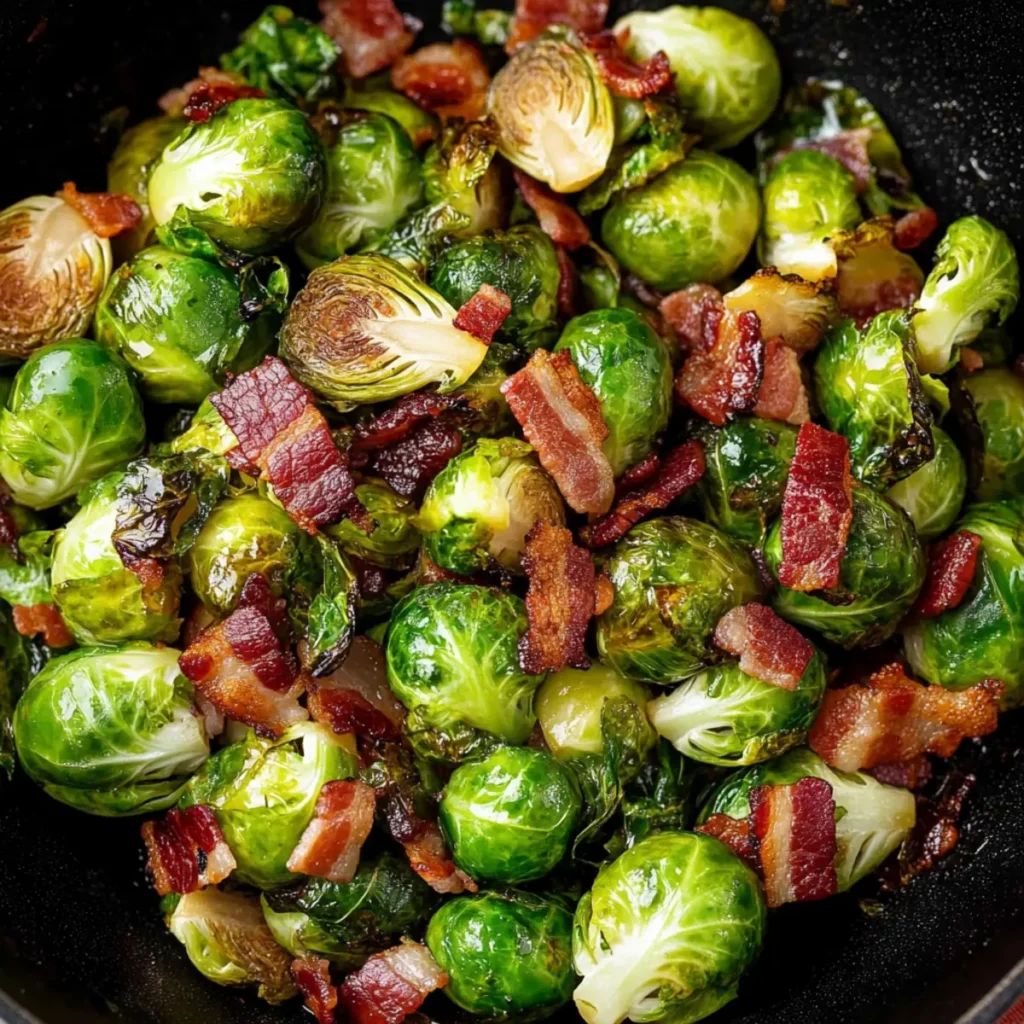 Easy Brussels Sprouts and Bacon Recipe