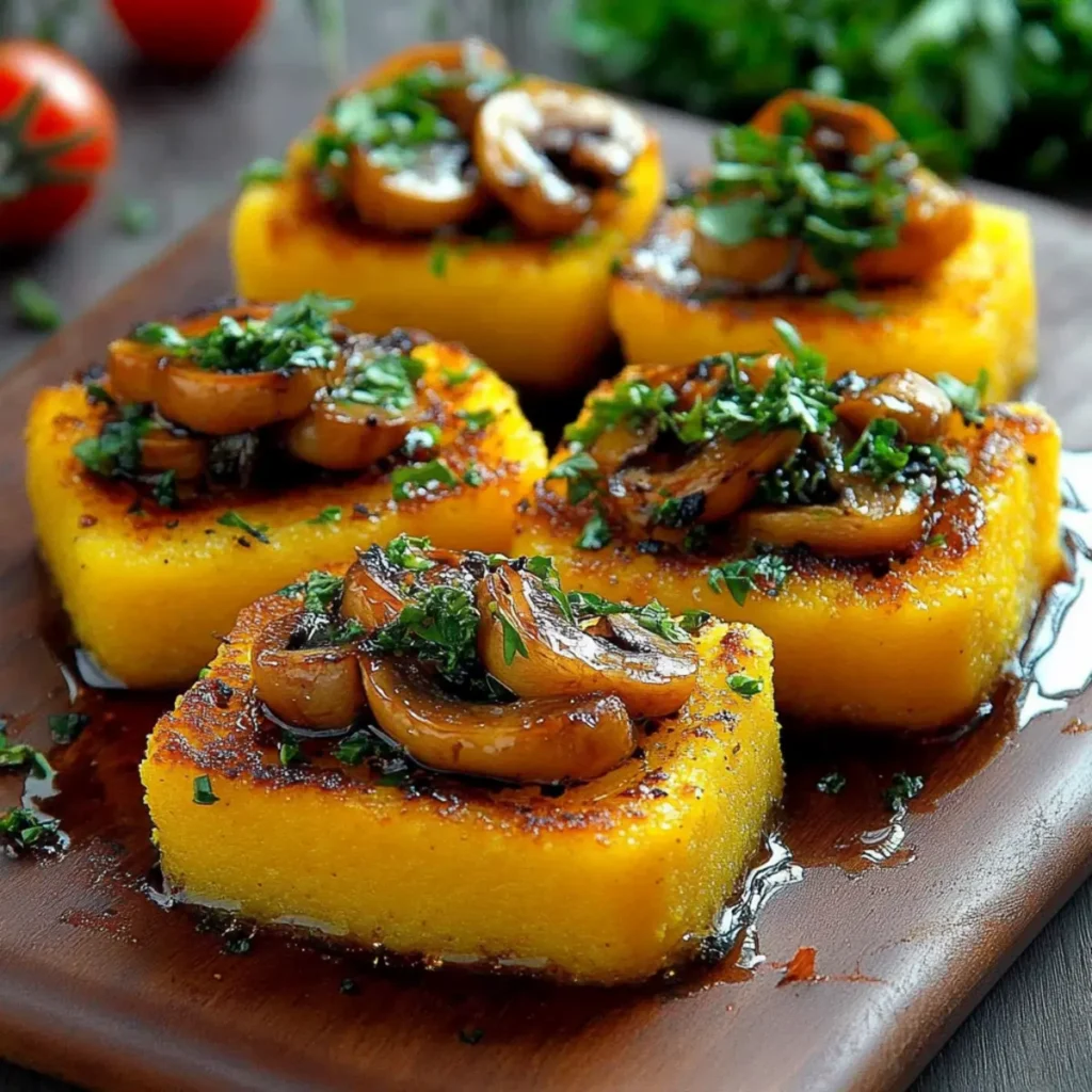 Toasts de Polenta Croustillants : Recette Facile pour l'Apéro