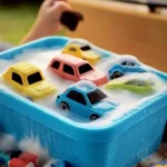 Car Wash Foam Bin – Soapy, Sensory Fun for Little Mechanics! - Savory Splash