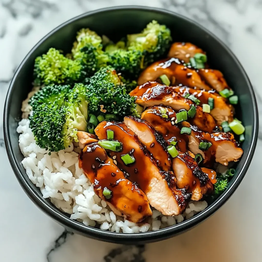 Cozy Sticky Chicken Bowls