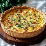 Easy Breakfast Quiche Recipe with Cheese & Veggies