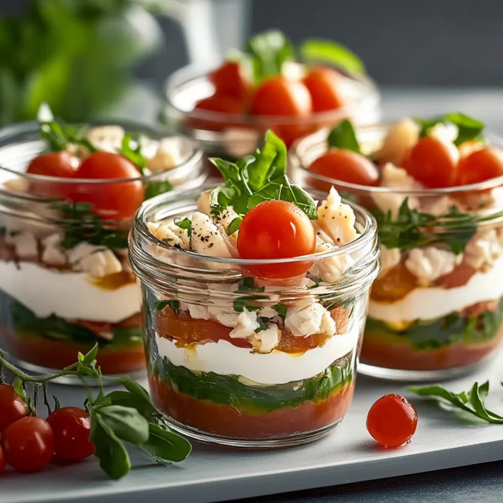 Verrines faciles et épatantes : apéro festif avec thon, St Môret et tomate cerise