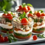 Verrines faciles et épatantes : apéro festif avec thon, St Môret et tomate cerise