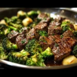 Irresistible Garlic Butter Steak & Broccoli Bites