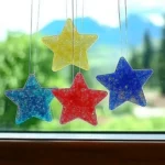 Crayon Star Sun Catchers: A Colorful DIY Project for Sunny Windows - Savory Splash