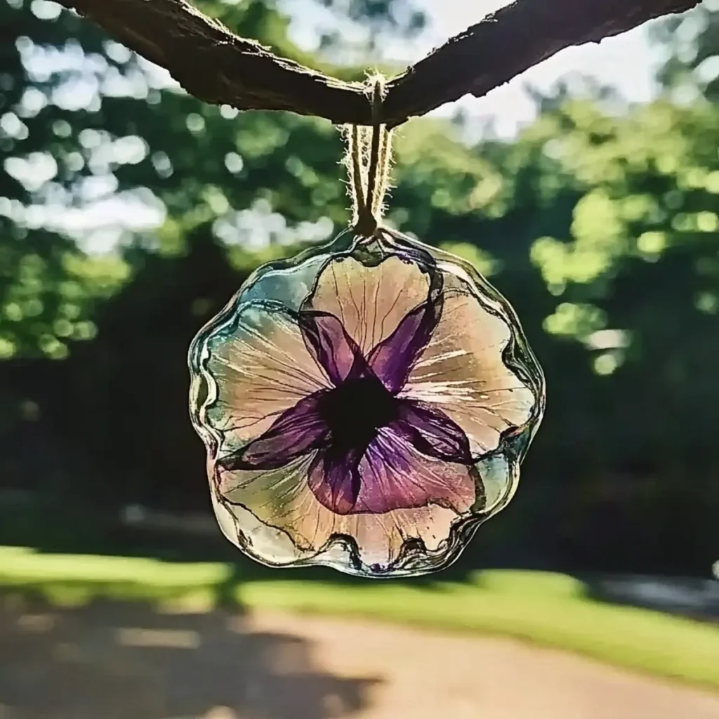 DIY Bioplastic Suncatchers – Nature-Inspired Art That Glows with Sunshine! - Savory Splash