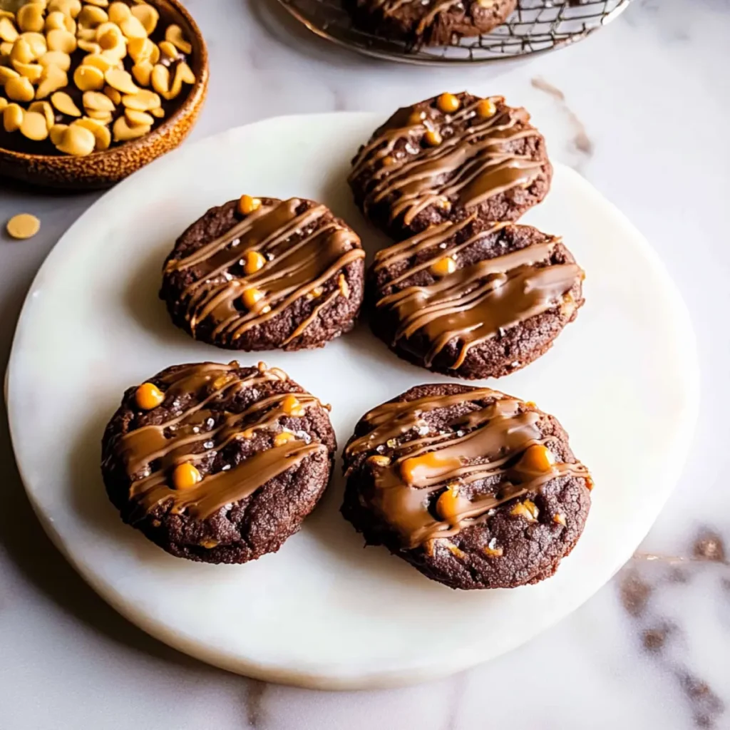 Chocolate-Caramel Cookies