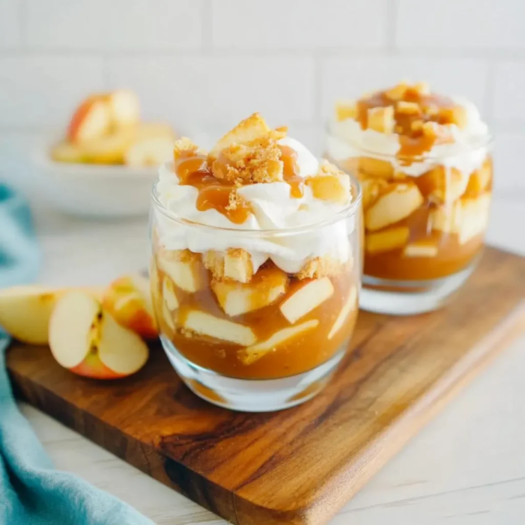 Caramel Apple Trifle Cups