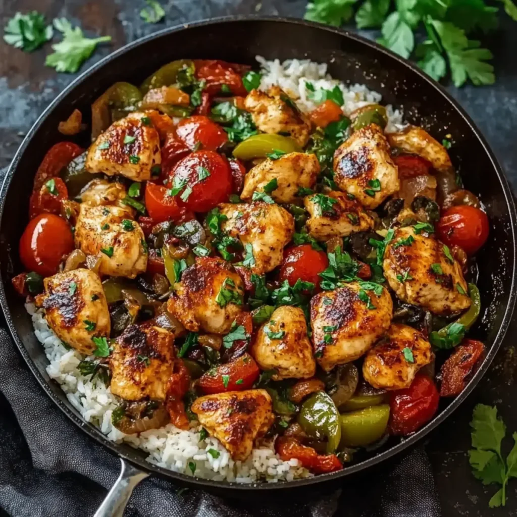 Ultimate Mediterranean Chicken Skillet