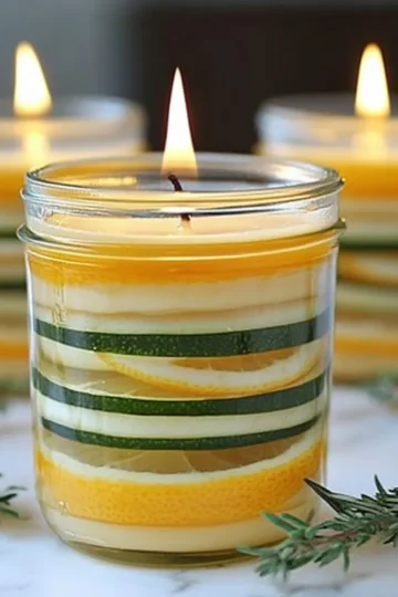 DIY Bug Repellent Candle Jars: Keep Mosquitos Away with Style and Scent - Savory Splash
