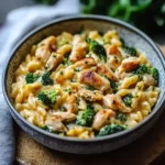 Cheesy Chicken Broccoli Orzo – Creamy, Cheesy, and One-Pan Easy