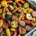 Sheet Pan Sausage & Veggies – 30 Minute Dinner