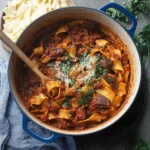 Dutch Oven Short Rib Ragu with Pappardelle