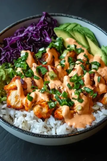 Creamy Bang Bang Chicken Bowls That Hit the Spot