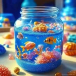 Aquarium Slime – A Sparkly, Ocean-Inspired Sensory Adventure! 🐠💙 - Savory Splash
