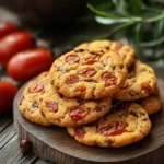 Cookies Salés Tomates Séchées et Chorizo : Parfaits pour l'Apéro 🍅🌶