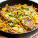 One Pan Smothered Pork Chops