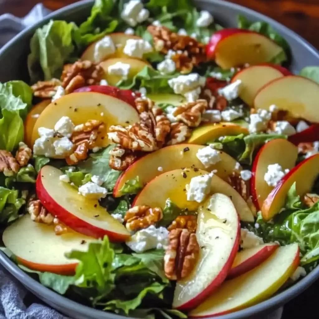 Autumn Harvest Honeycrisp Apple and Feta Salad