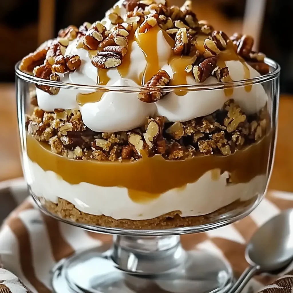 Pecan Pie Cheesecake Trifle Delight