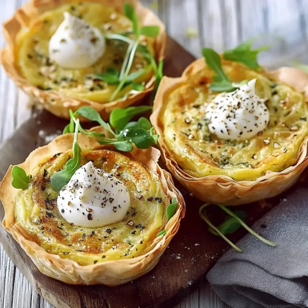 Petites Quiches Faciles aux Roquettes Rapides