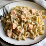 Creamy Dill Salmon Pasta