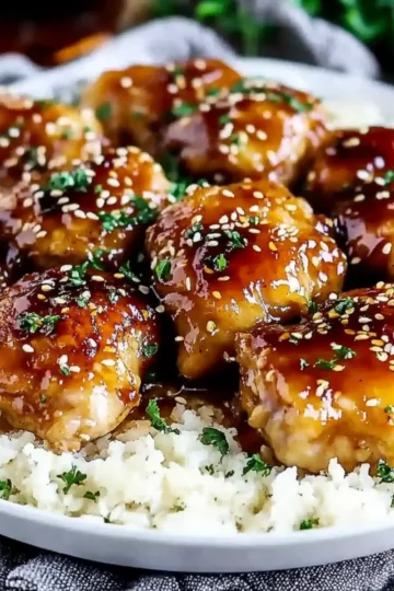 One-Pan Honey Garlic Chicken Thighs Recipe