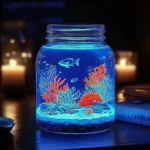 🌊 Glow-in-the-Dark Ocean Jar – A Magical Underwater Craft for Kids! - Savory Splash