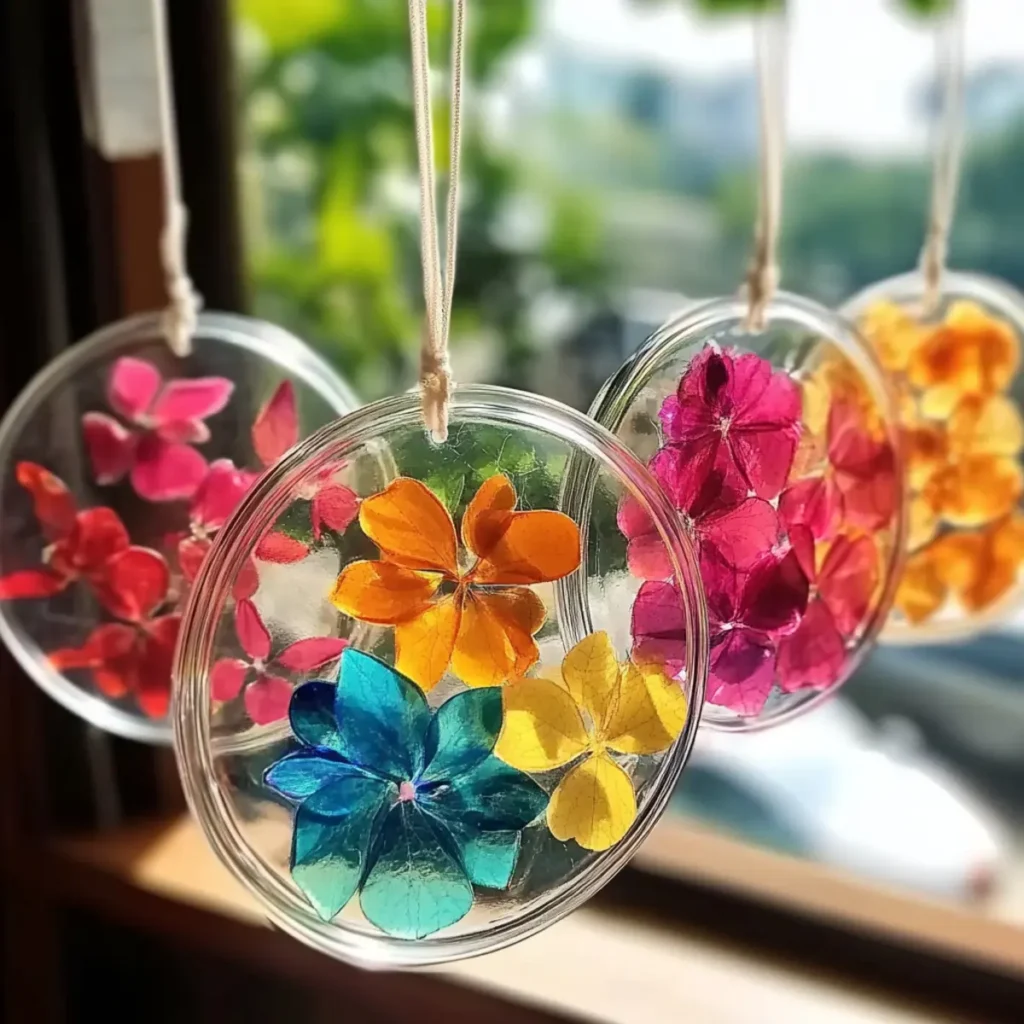 Bioplastic Suncatchers DIY - Savory Splash