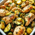 Baked Chicken and Zucchini – Juicy, Flavorful & Perfectly Healthy!
