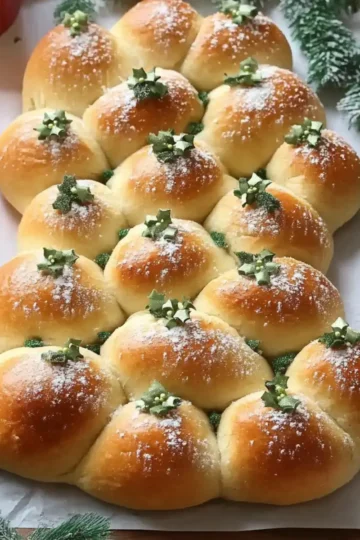 Make Gooey Christmas Tree Pull-Apart Bread Easy