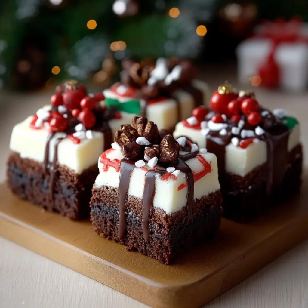 Christmas Present Brownies: The Easiest Festive Treat!