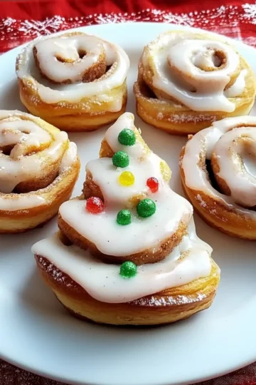 Christmas Tree Cinnamon Rolls