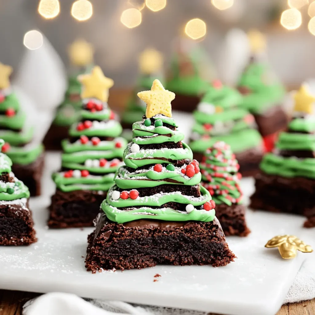 Christmas Brownie Trees – Festive Holiday Brownie Recipe for Kids & Parties