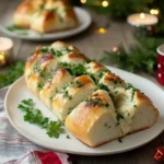 Pull-Apart Garlic Butter Christmas Tree – Festive Holiday Bread Appetizer