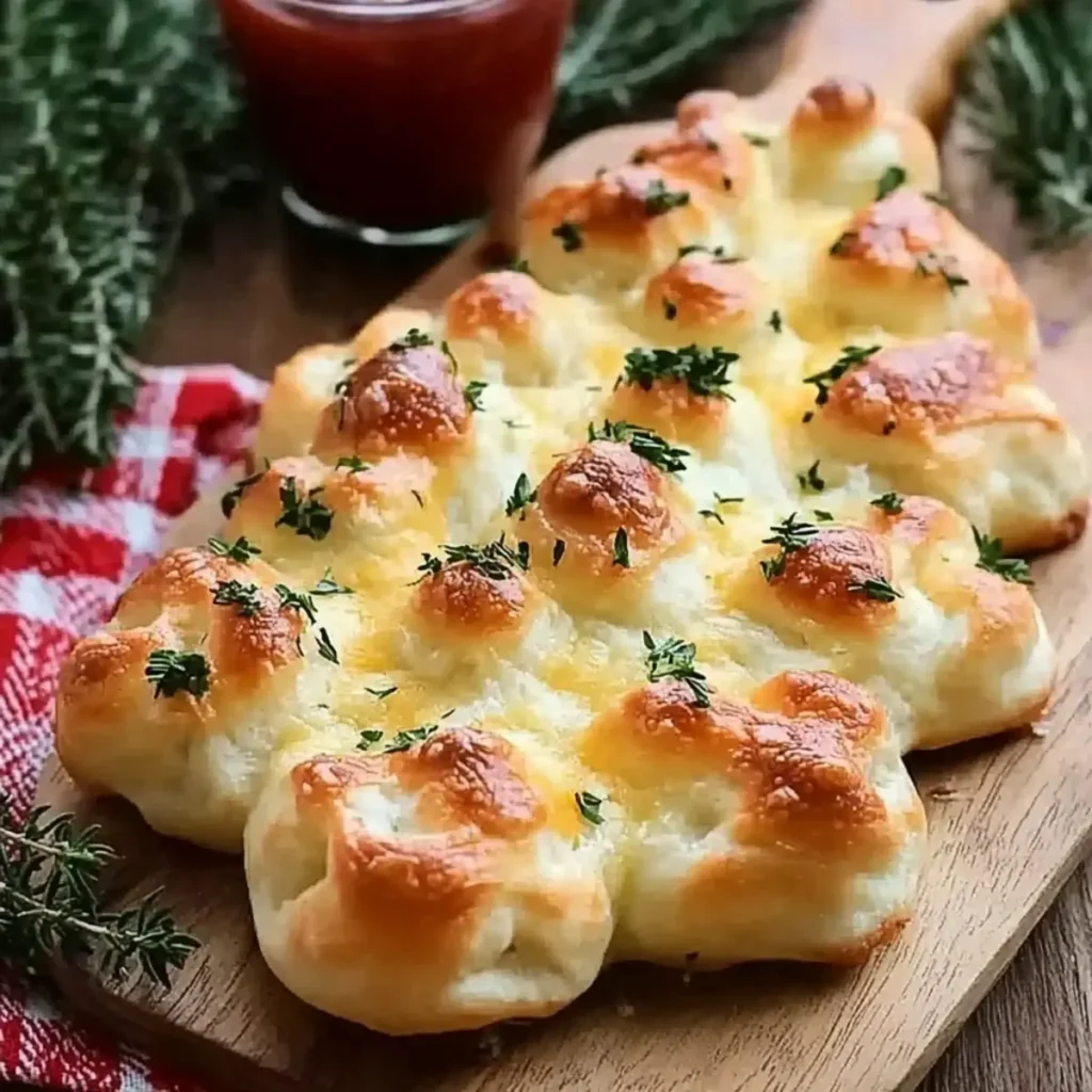 Deliciously Cheesy Christmas Tree Bread for Your Holiday Parties